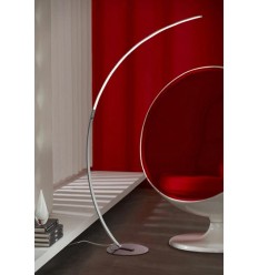 Lámpara Led de pie moderna forma curva de Schuller - TRAZO